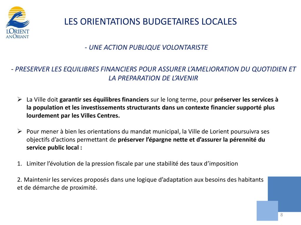 DEBAT DORIENTATIONS BUDGETAIRES ppt télécharger